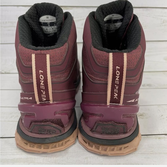ALTRA Lone Peak All Weather Waterproof Women’s size 9 hiking boots shoes - Picture 6 of 10